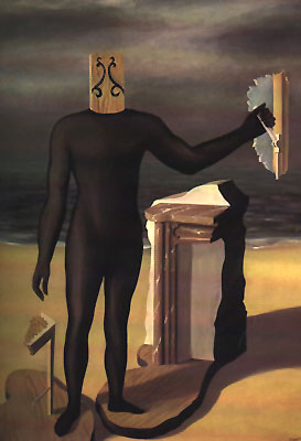 Título: El hombre del mar (1926) Autor: Renè Magritte.