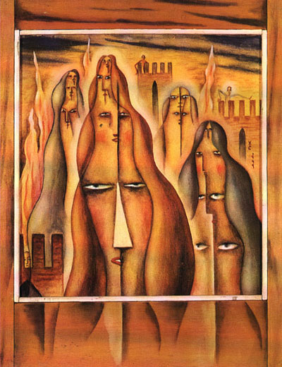 Título: Cuatro plurentes (1949), de Xul Solar. 