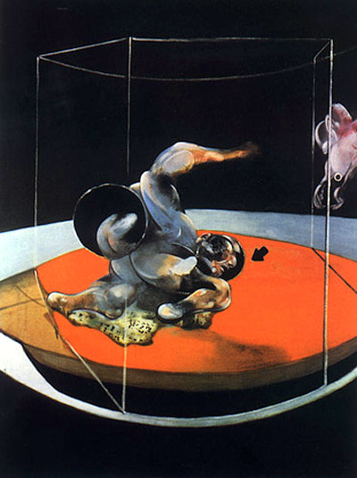 Título: Figura en movimiento (1976) de Francis Bacon.