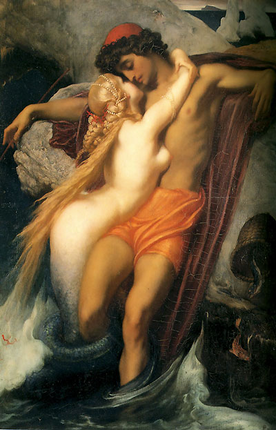 The fisherman and the syren ,Frederic Leighton, 1856.
