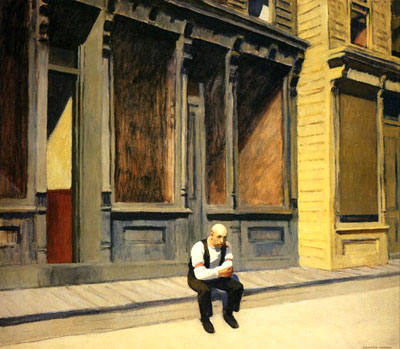 Edward Hopper, Sunday, 1926.
