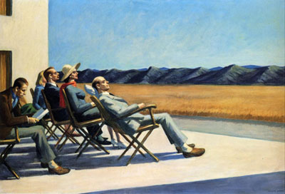 Edward Hopper, People in the sun, 1960.