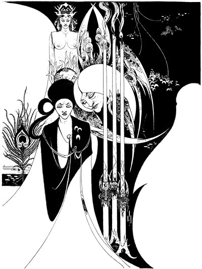 Of a Neophyte, and How the Black Art Was Revealed unto Him by the Fiend Asomuel, 1893. Aubrey Vincent Beardsley (1872-1898). 