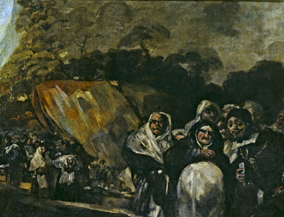 Francisco de Goya, de la serie Pinturas Negras (1819-1823): Peregrinación a la 