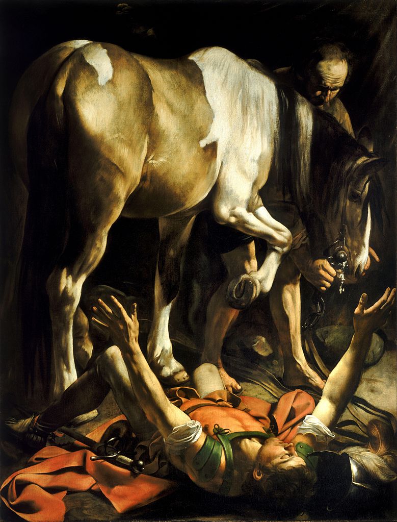 Caravaggio, c. 1600-1. La conversi�n en el camino a Damasco o La conversi�n de San Pablo 